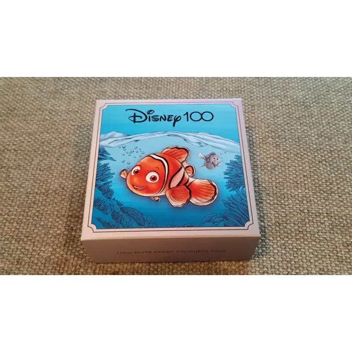 2023 Disney 100th Anniversary - Nemo 1/2oz Silver Proof Coloured Coin