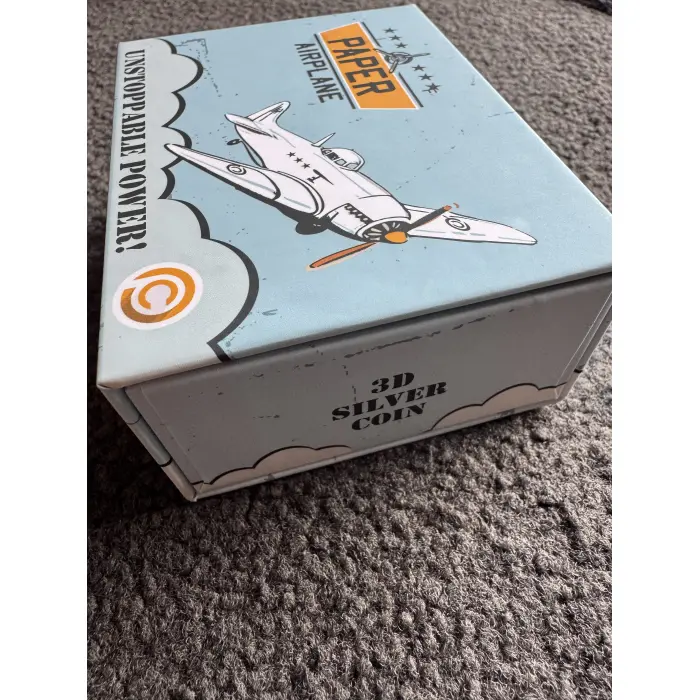 RARE 2025 Paper Airplane – Folded Dreams 2oz Silver Coin