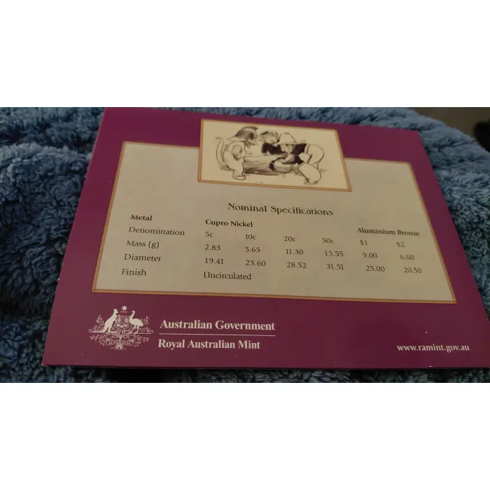 Magic Pudding Baby Sets- 2006, 2007 & 2008- get all 3 mint sets for one price !