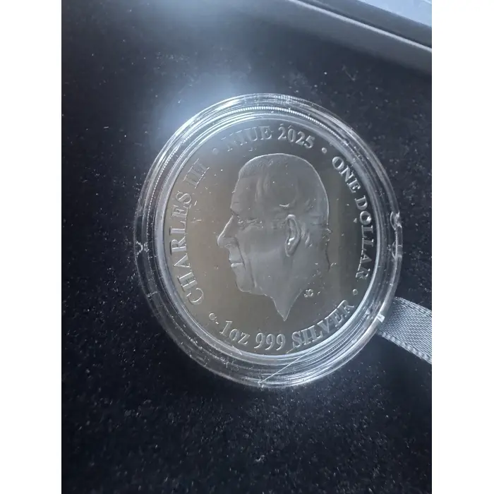 Honey Bee Black Silver 1oz 2025