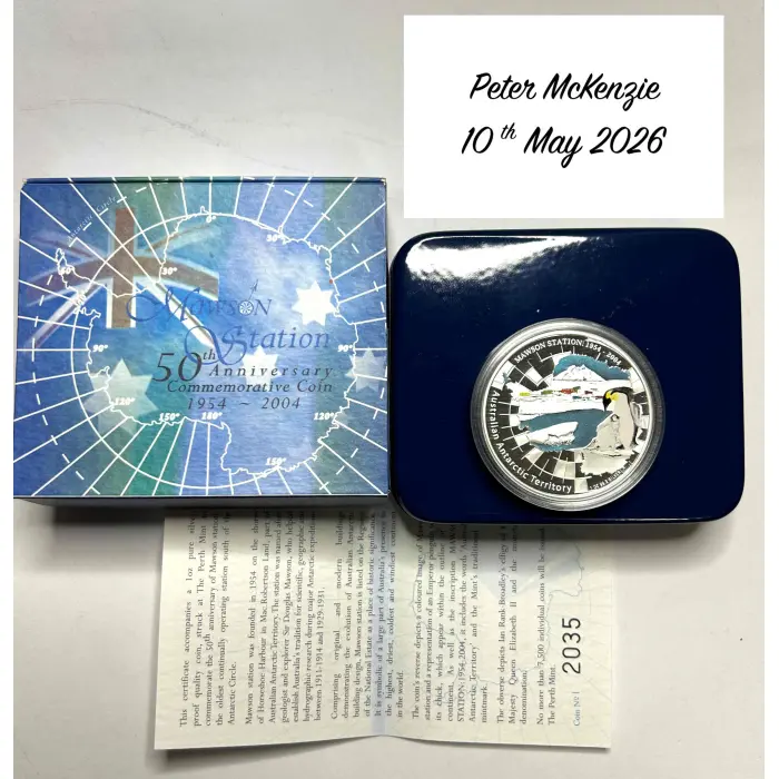 2004 Australian Antarctic Territory 50th Anniversary Mawson Station (