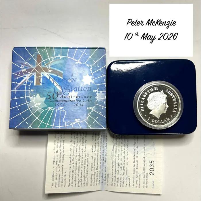 2004 Australian Antarctic Territory 50th Anniversary Mawson Station (