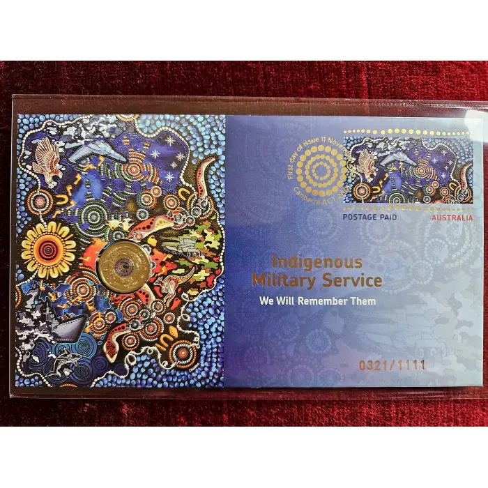 2021 $2 Lest We Forget Indigenous Military Service Impressions PNC Limited 1,111
