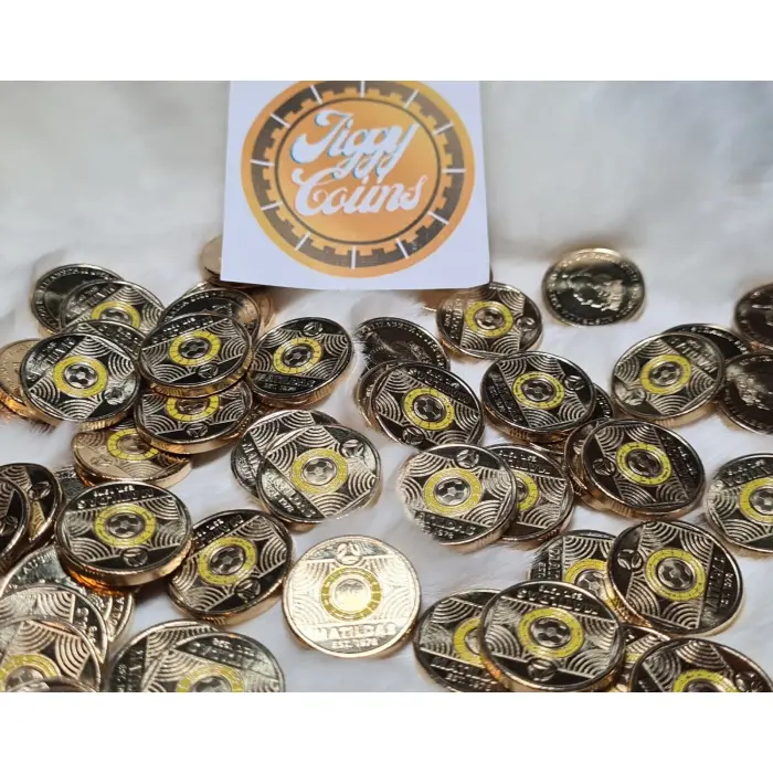 NEW 2023 $2 Matilda Coloured two dollar FIFA Soccer AUS Set 3 x $2 CIRC coin