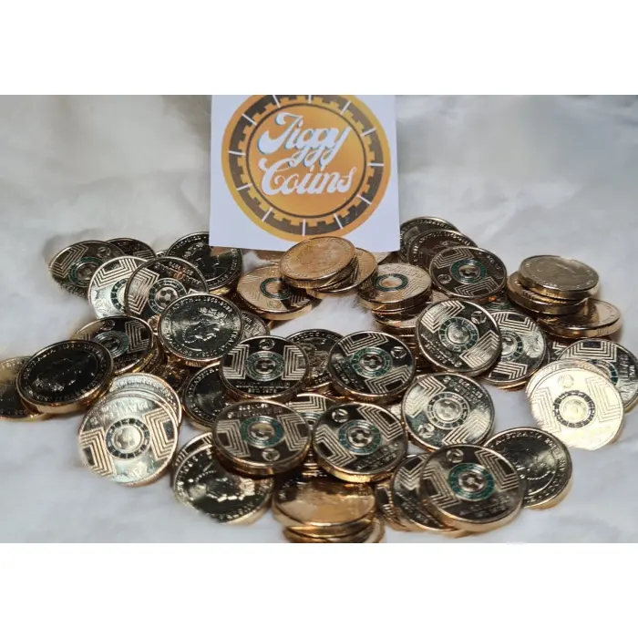 NEW 2023 $2 Matilda Coloured two dollar FIFA Soccer AUS Set 3 x $2 CIRC coin