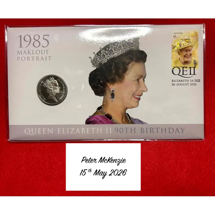 2016 Queen Elizabeth II 90th Birthday PNC Maklouf 20c Portrait