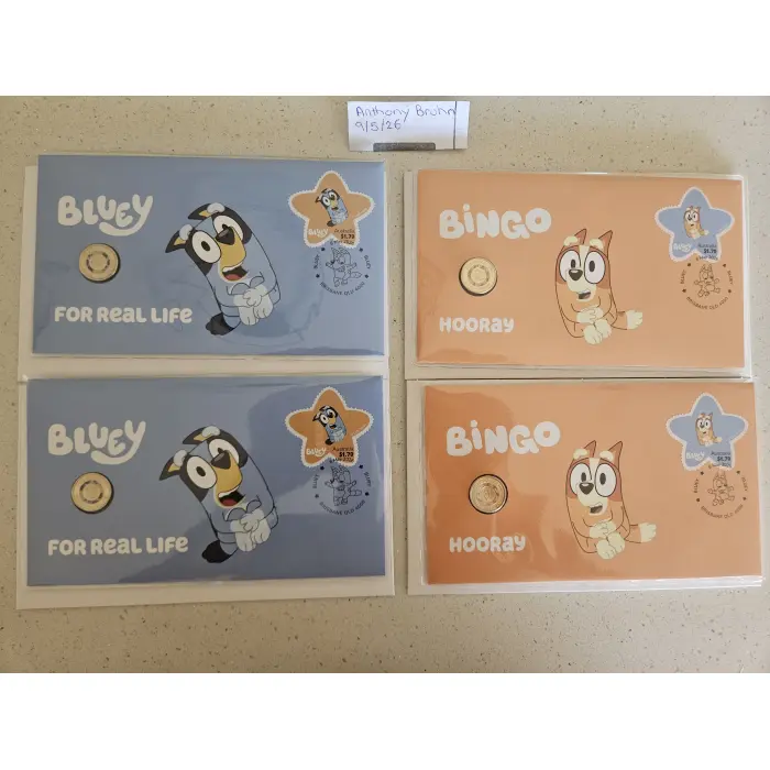 2026 Bluey & Bingo PNC Set Limited Issue Mintage: 10000  
