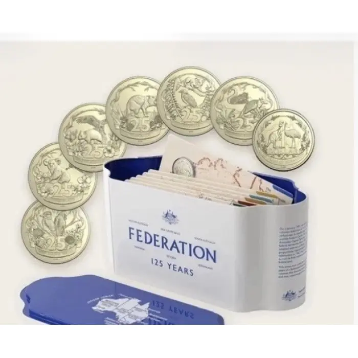 2026 Uncirculated Seven-Coin Collection – 125 Years of Federation