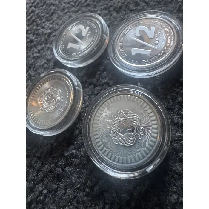 1/2 oz Silver Round - Scottsdale Lion X 4