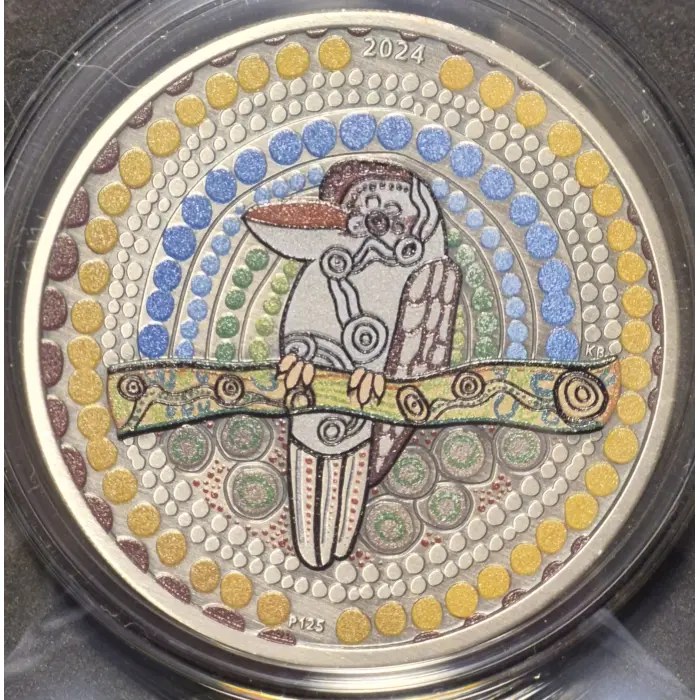 2024 Kookaburra Kaa Kaa 2oz Silver Antiqued 