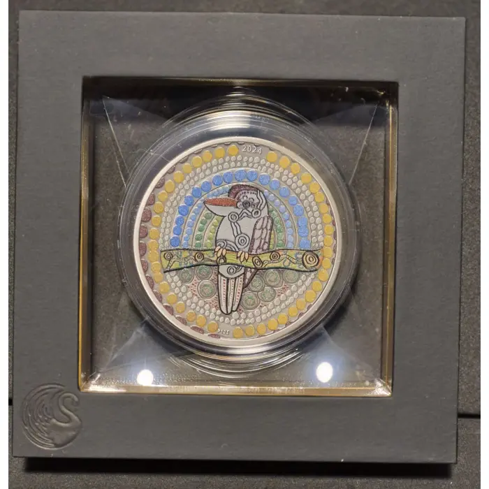 2024 Kookaburra Kaa Kaa 2oz Silver Antiqued 