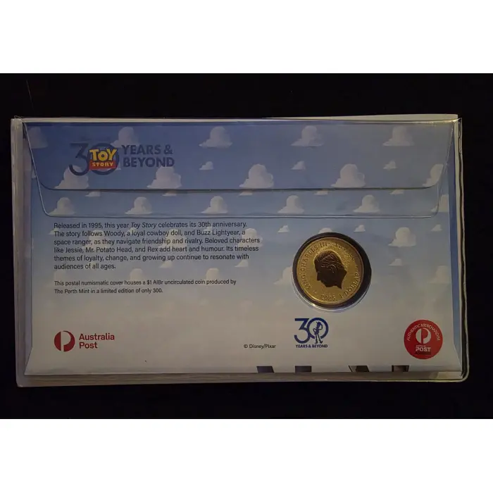 🤠🎬 **2025 $1 Toy Story “30 Years & Beyond” Limited Edition PNC – No.