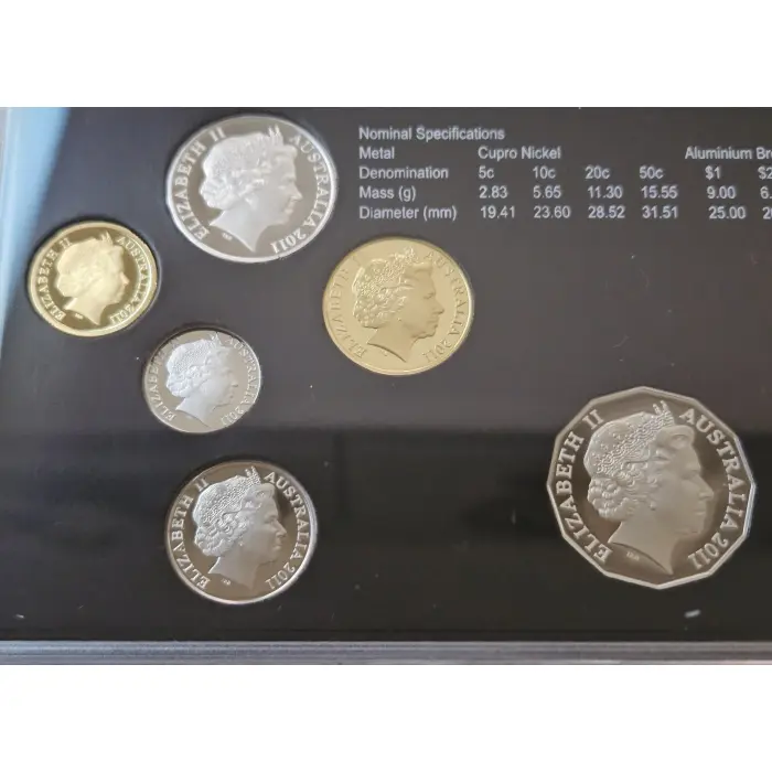 2011 Royal Australian Mint Proof Coin Set