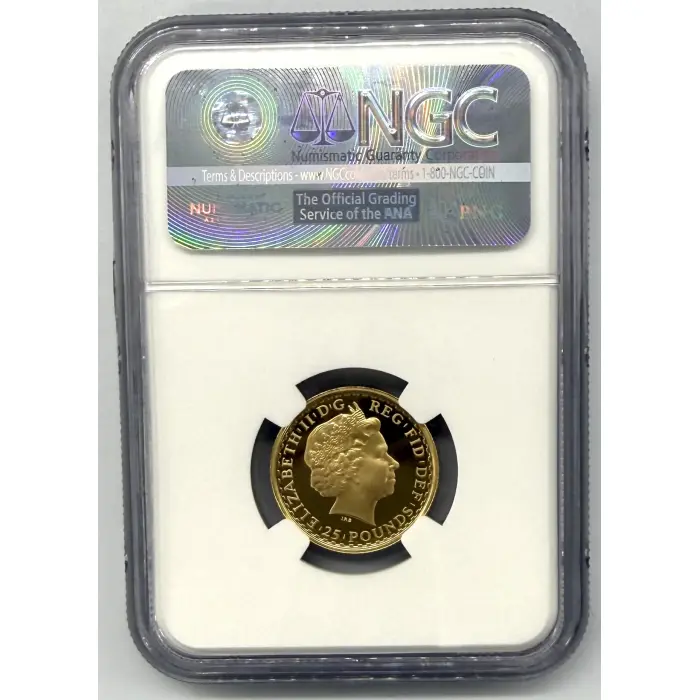 2010 Great Britain “Britannia” 1/4 oz gold proof coin- PCGS PF70 Ultra Cameo