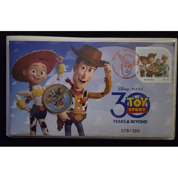 🤠🎬 **2025 $1 Toy Story “30 Years & Beyond” Limited Edition PNC – No.