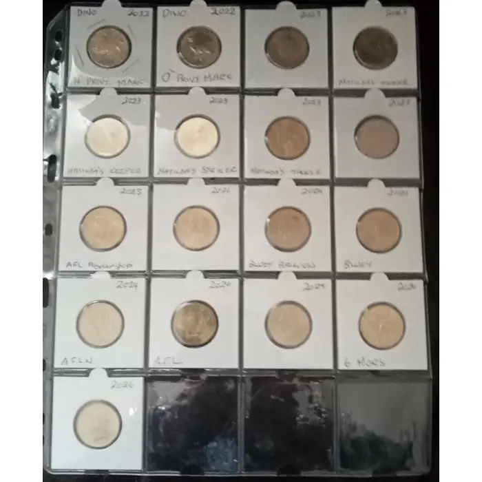 Full set $1 coins
