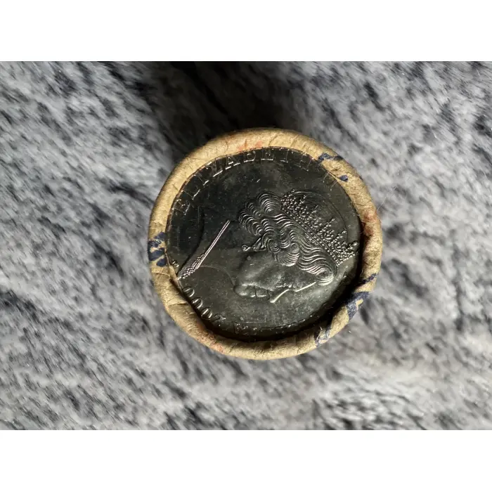2000 50 Cent Royal Visit coin Brinks Security roll 
