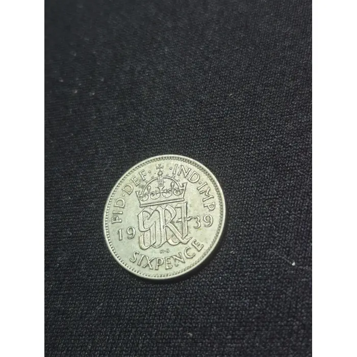 1939 SIX PENCE BRITAIN 🇬🇧 (SILVER)
