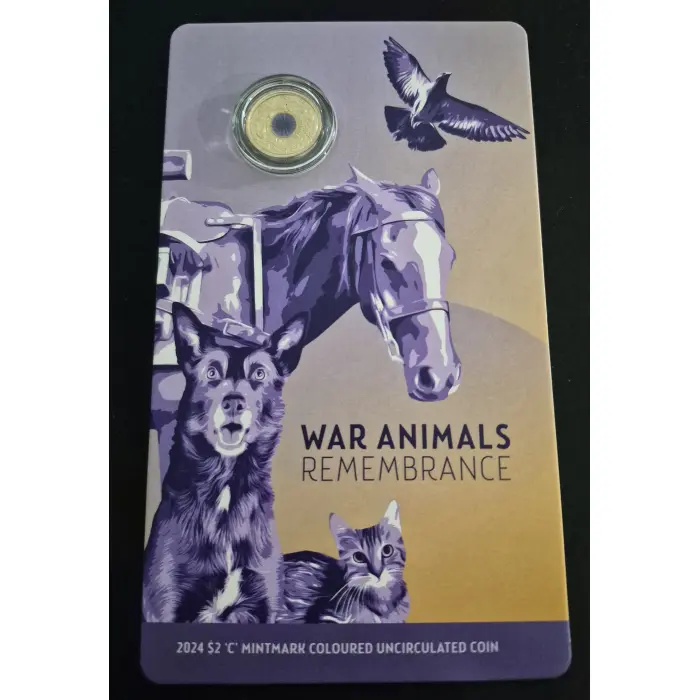 2024 War Animals Remembrance C Mintmark 