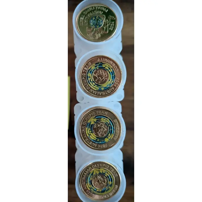 2024 $2 Australian Olympic Team  (25 coins of each)