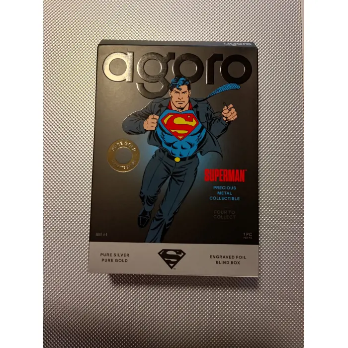 2026 AGORO DC SUPERMAN SILVER FOIL SOLD OUT 
