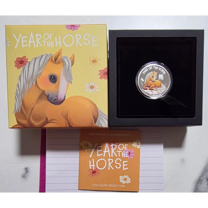 2026 Year Of The Horse 1/2oz Silver Coin