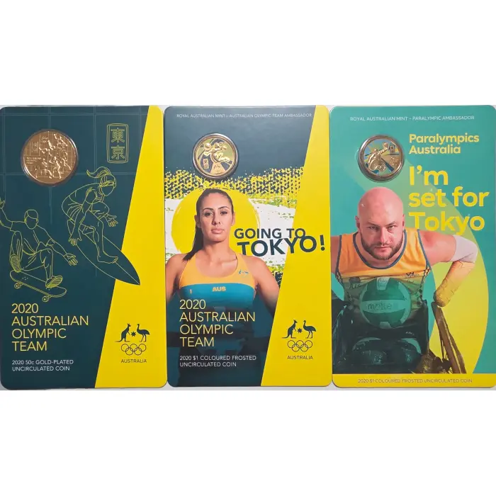 🏅 FOR SALE – 2020 Australian Olympic & Paralympic Coin-on-Card Set 🏅