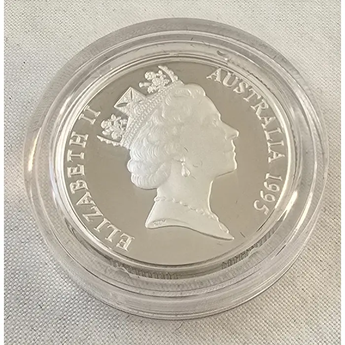 1995 Waltzing Matilda $1 Silver Proof Coin – Royal Australian Mint