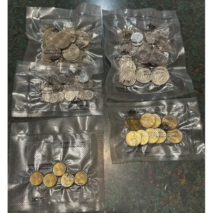 2016 50 Years of Decimal Currency Changeover 6 coin Ram Bag Set inc $1 $2 50c