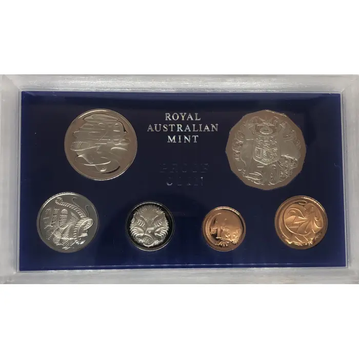 1980 Australian Proof Coin Set Complete With Original Foams & Certificate