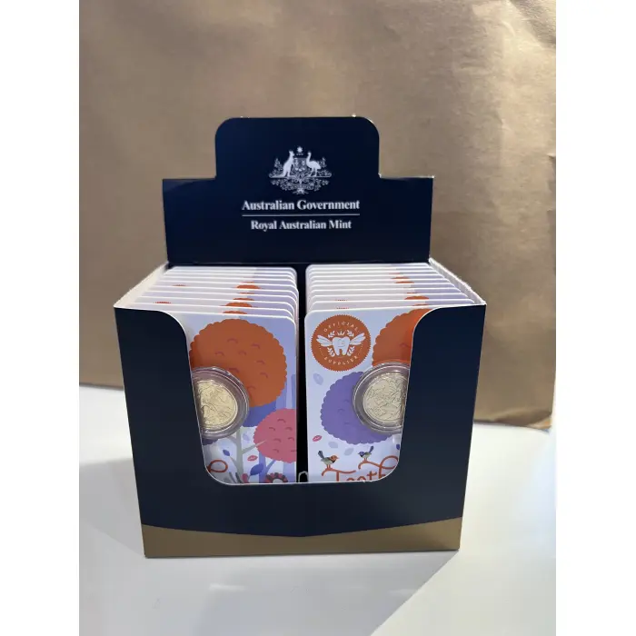 2025 Australia Tooth Fairy $2 Uncirculated Coin - 1 Carded Coin