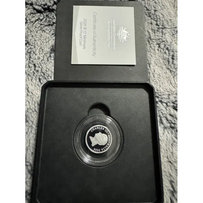 RAM 2026 $1 C - Mintmark Silver Proof coin 60 yrs Australian Decimal Currency 