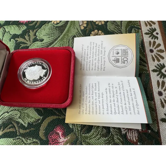 2022 50th Anniversary of the Accession 50c Silver Proof coin 