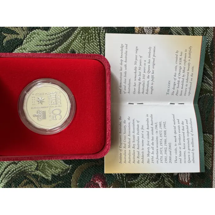 2022 50th Anniversary of the Accession 50c Silver Proof coin 