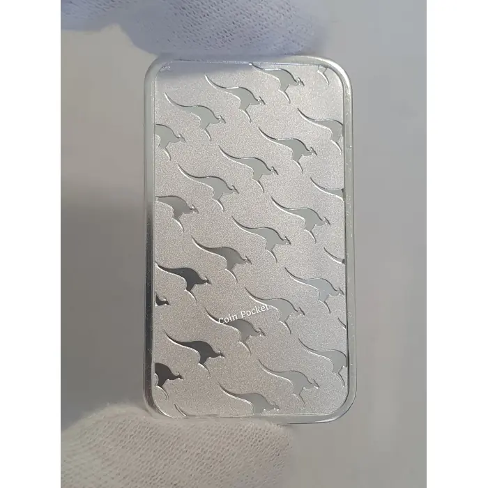 Kangaroo 1oz Pure 9999 Fine Silver Minted Bullion Bar Australia One Troy Ounce