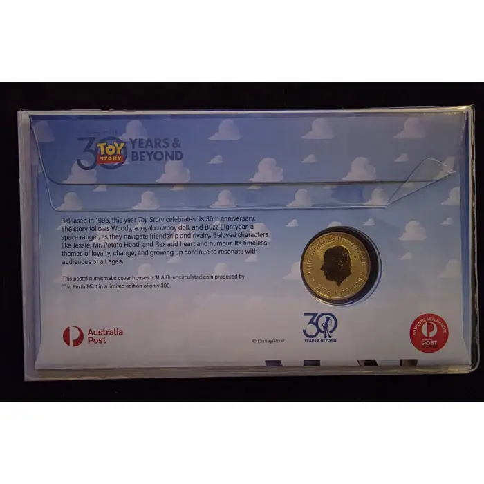 🤠🎬 **2025 $1 Toy Story “30 Years & Beyond” Limited Edition PNC – No.