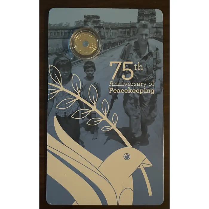 2022 $2 75th anniversary of peacekeeping ‘c’ mint marked 