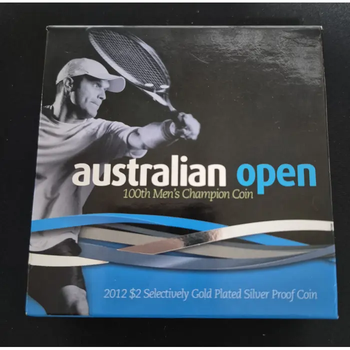 2012 Australian Open $2 Gold Plated