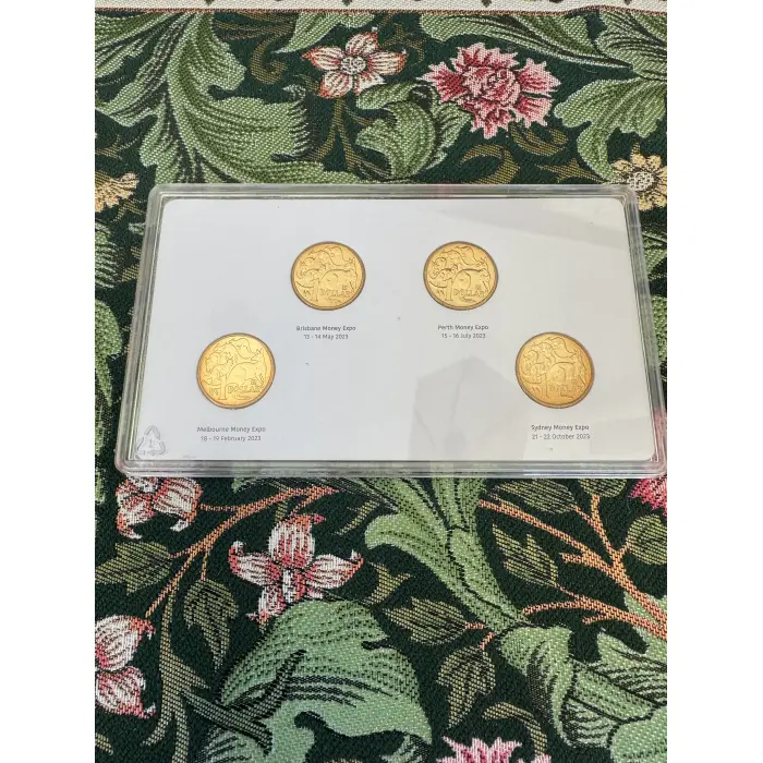 2023 ANDA Money Expo $1 Uncirculated Privy Mark 4 coin set 