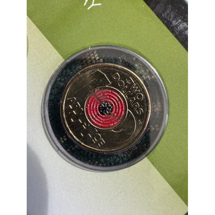 2018 $2 Uncirculated Coloured Coin Remembrance Day - Armistice  