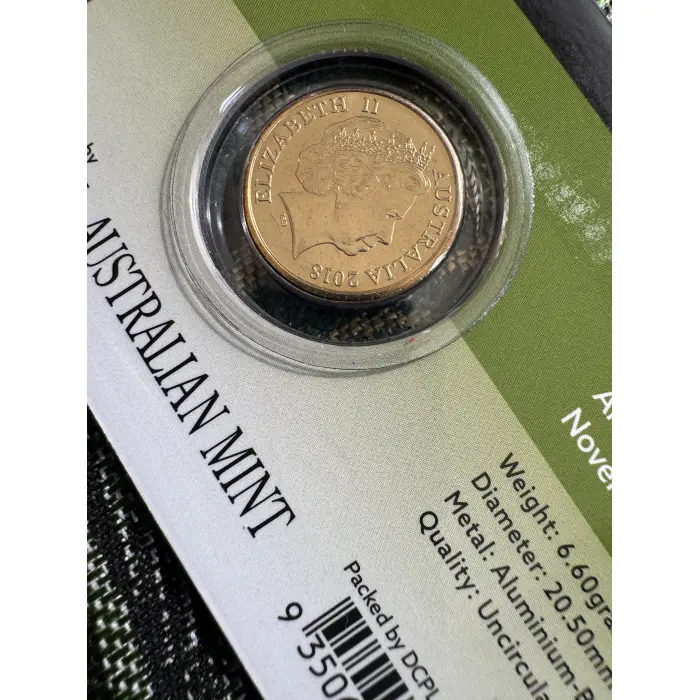 2018 $2 Uncirculated Coloured Coin Remembrance Day - Armistice  