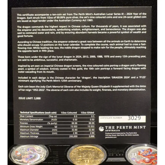 2024 Year of The Dragon Lunar Series 111