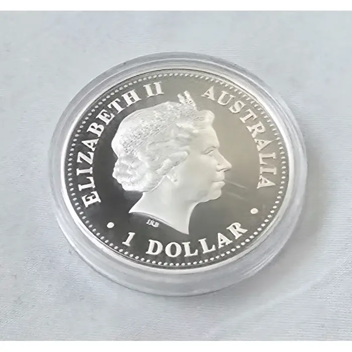 2000 Silver Millennium 99.9 1oz Silver Proof Dollar Coin