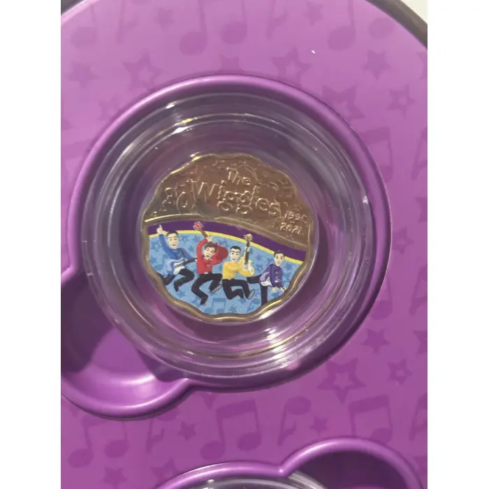 2021 30c Coloured Scalloped Two Coin Set 30 Years of the Wiggles In Jukebox. RAM