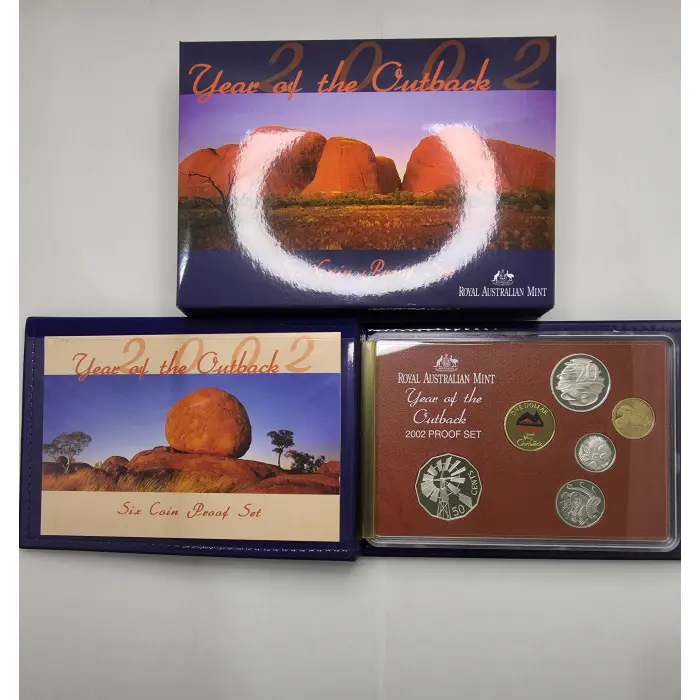 2002 Year of the Outback Six Coin Proof Set