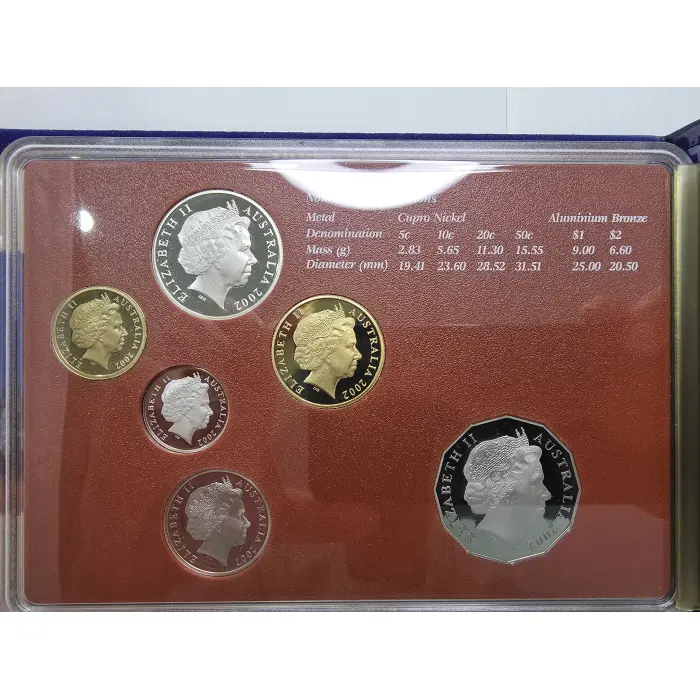 2002 Year of the Outback Six Coin Proof Set