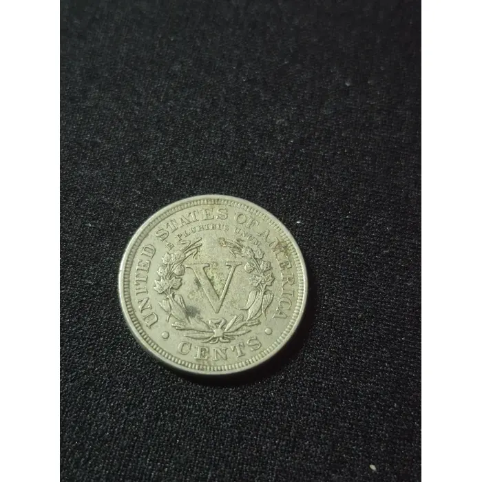 1900 USA V NICKEL 🇺🇸 