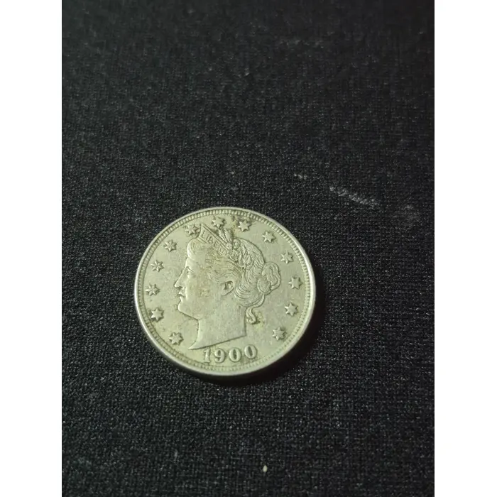 1900 USA V NICKEL 🇺🇸 