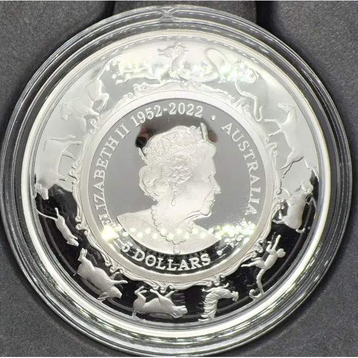 2024 Year Of The Dragon 🐉 Domed Silver