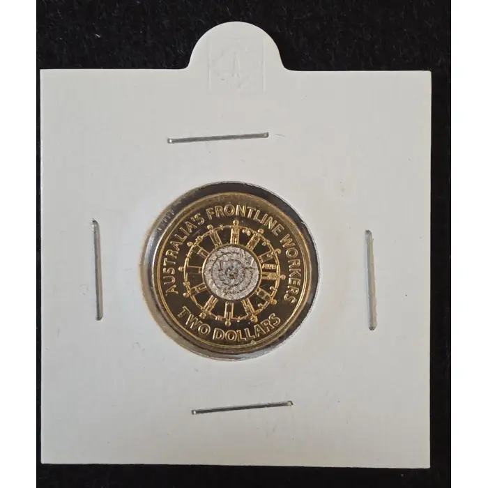 2022 $2 Frontline Workers Coloured Coin Uncirculated